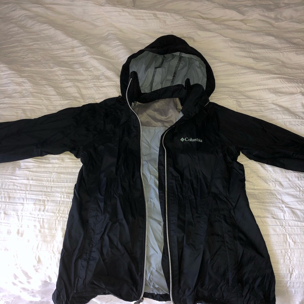 Lightweight Columbia rain jacket